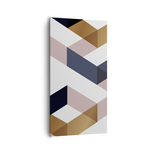 Obraz na płótnie - Płaszczyzny i kąty - 65x120 cm