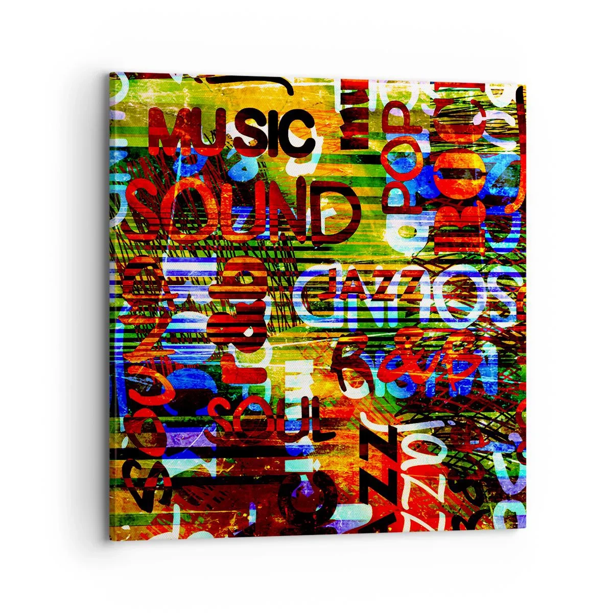 Obraz na płótnie - Wszystkie barwy dźwięku - 70x70 cm