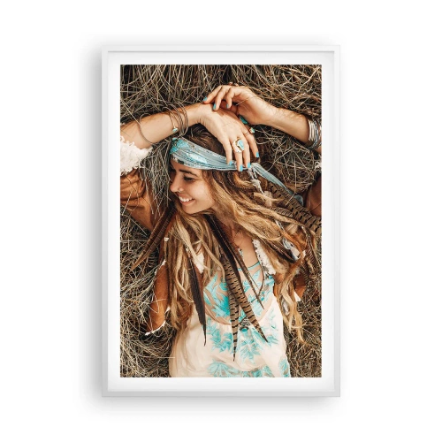 Plakat w białej ramie - W drodze do lata miłości - 61x91 cm
