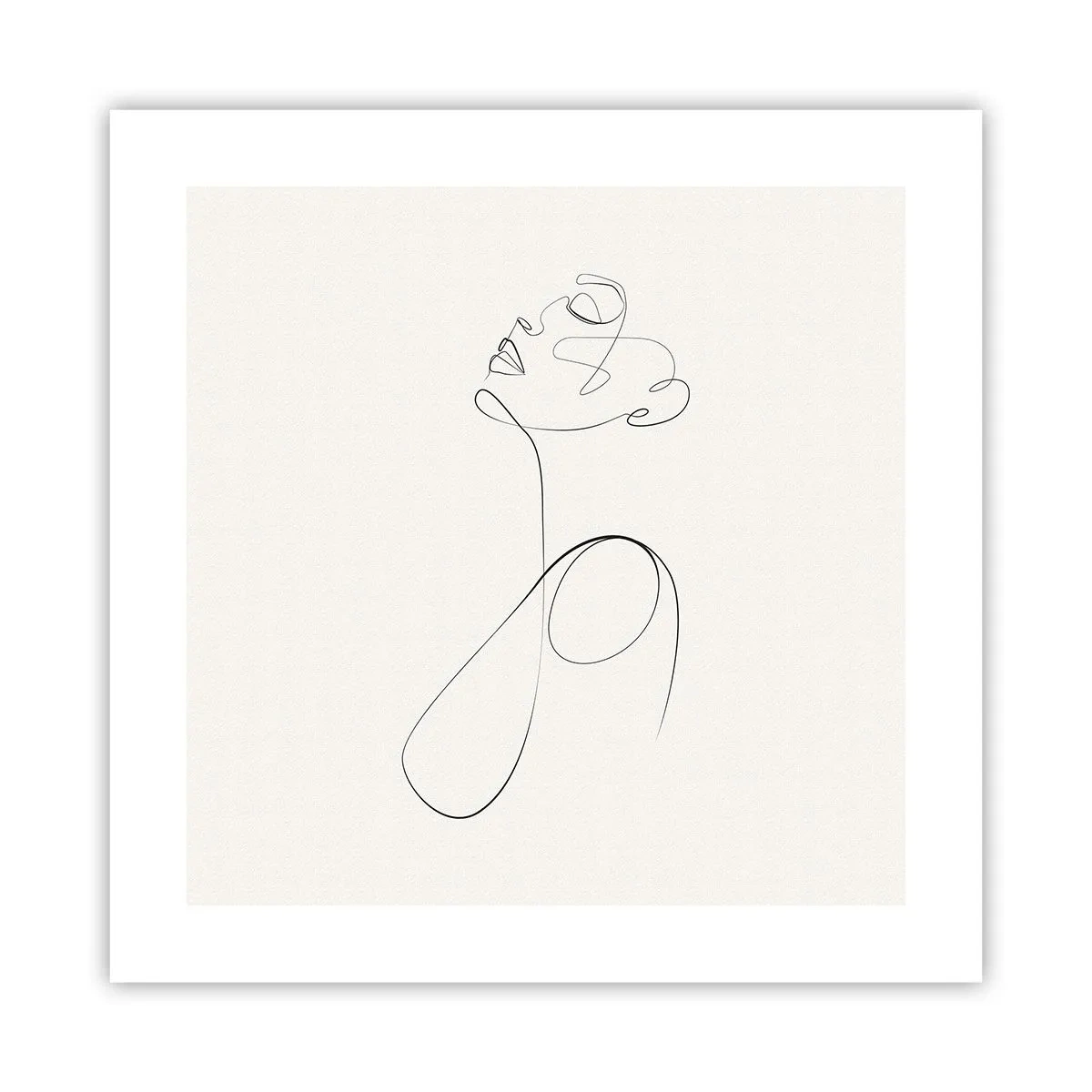 Plakat - Zapętlona w marzeniach - 40x40 cm