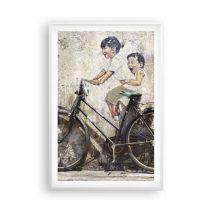 Plakat w białej ramie - Prawda czy fałsz? - 61x91 cm