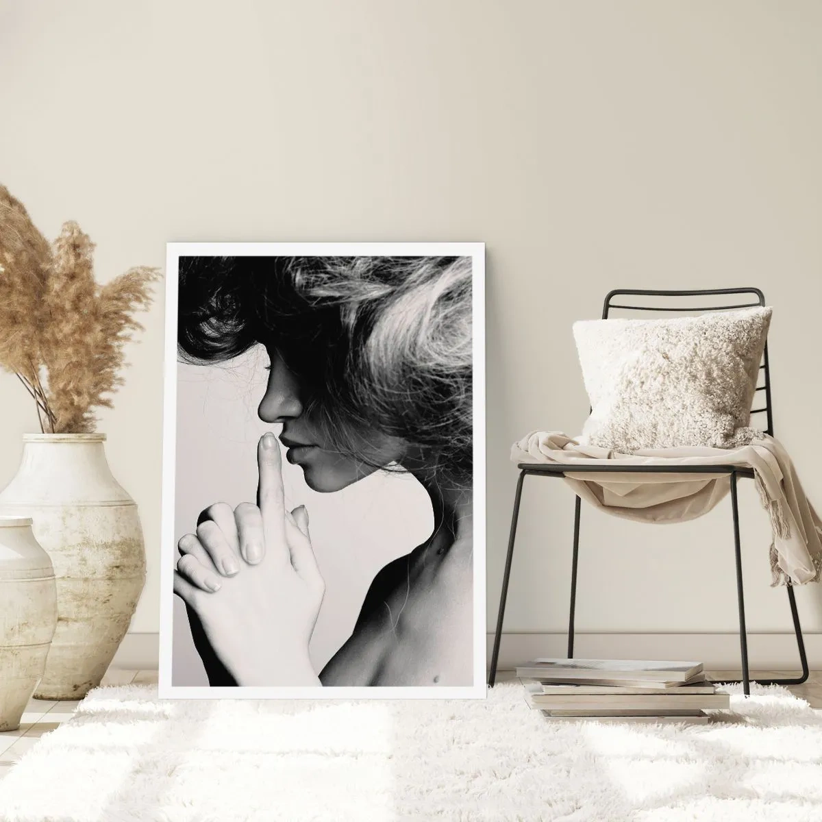 Plakat - Zasłuchana w sobie - 70x100 cm