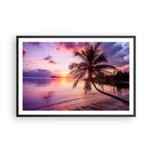 Plakat w czarnej ramie - Błogość aż po horyzont - 91x61 cm