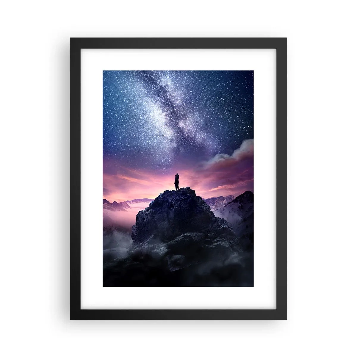 Plakat w czarnej ramie - I poczuł życie - 30x40 cm