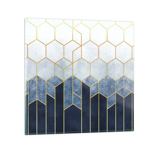 Obraz na szkle - Kompozycja w synkopowym rytmie - 60x60 cm