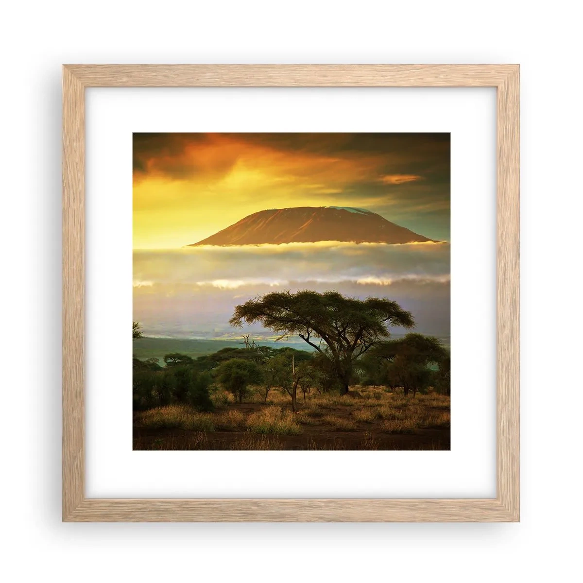 Plakat w ramie jasny dąb - Sen podróżnika - 30x30 cm