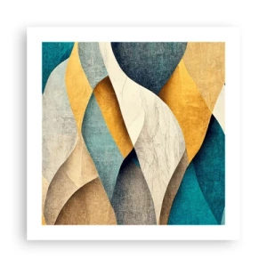 Plakat - Rytm i falowanie - 50x50 cm
