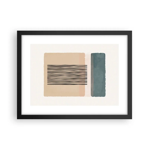 Plakat w czarnej ramie - Wszystko w porządku - 40x30 cm