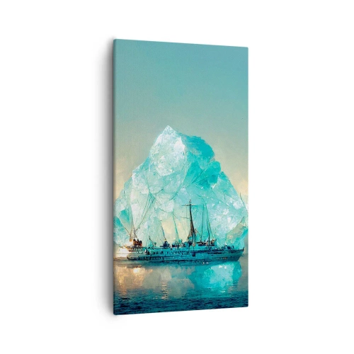 Obraz na płótnie - Arktyczny brylant - 55x100 cm