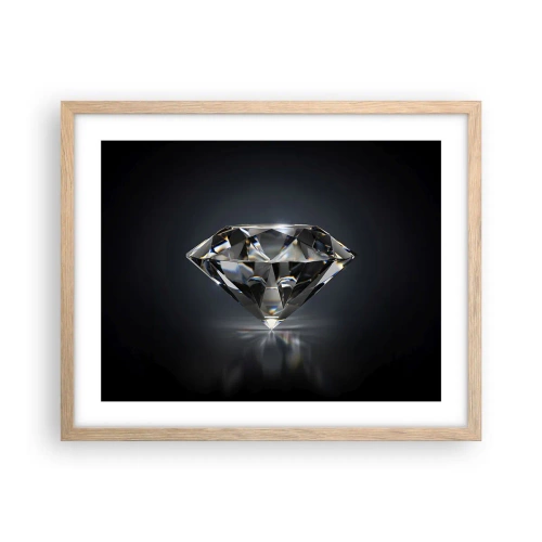 Plakat w ramie jasny dąb - Best girls friend - 50x40 cm