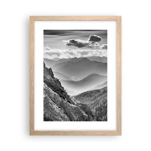 Plakat w ramie jasny dąb - Aż po horyzont - 30x40 cm