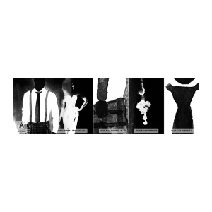 Fototapeta Próbka Samoprzylepna Deluxe Sticker - W klimacie noir - Abstrakcja, Kobieta I Mężczyzna, Moda - 100x30 cm