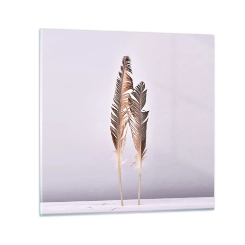 Obraz na szkle - Przeciw nicości - 40x40 cm