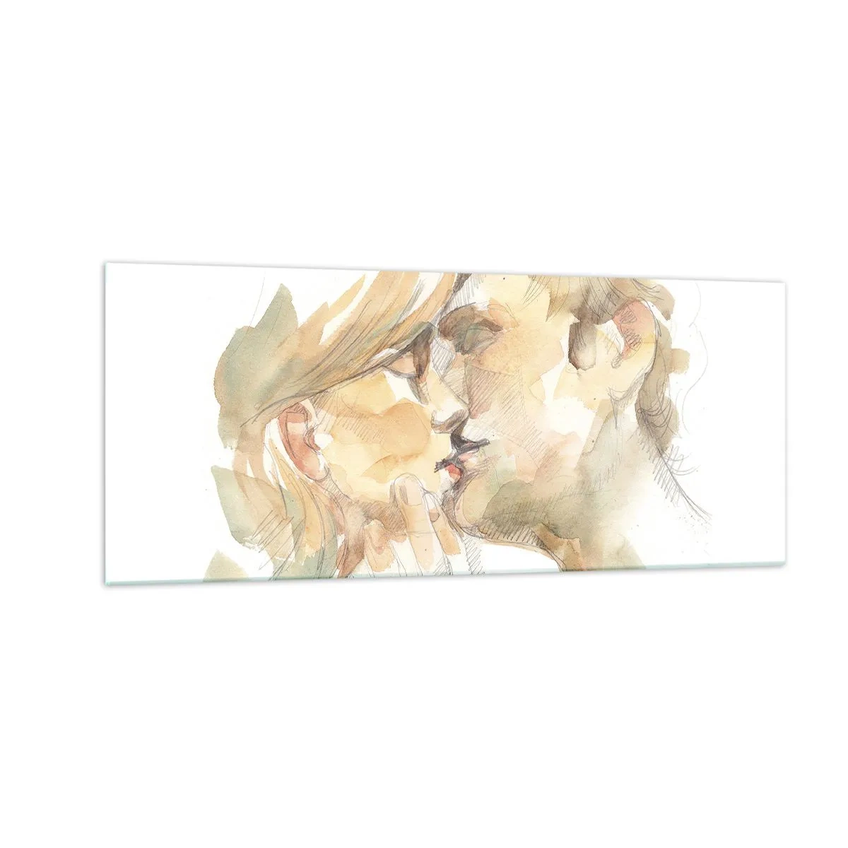 Obraz na szkle - Odnaleziona połowa? - 100x40 cm
