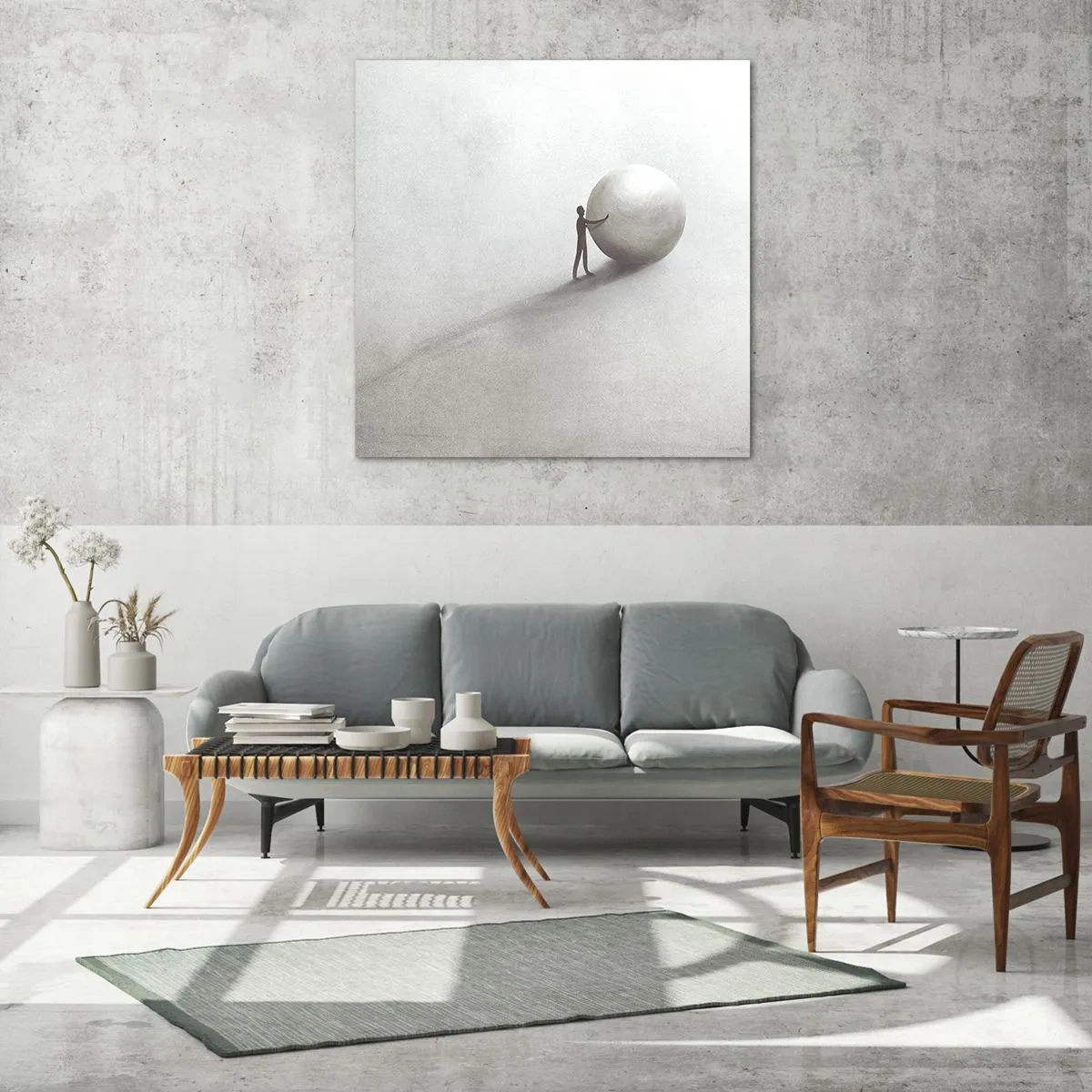 Obraz na szkle - Gra życia - 70x70 cm