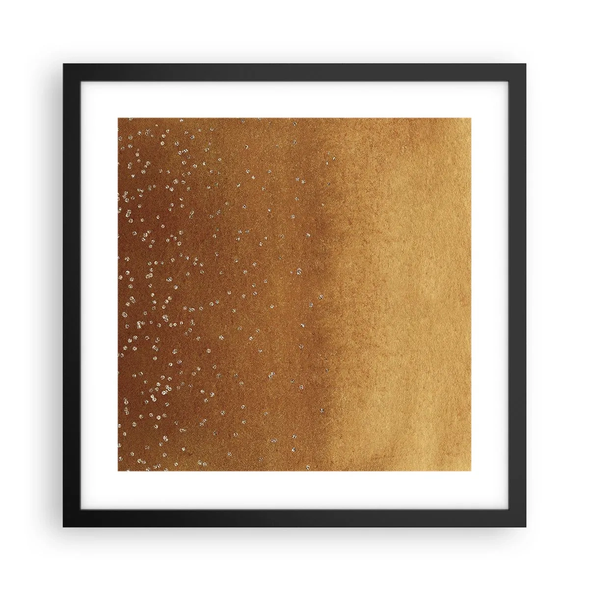 Plakat w czarnej ramie - Narodziny światła - 40x40 cm