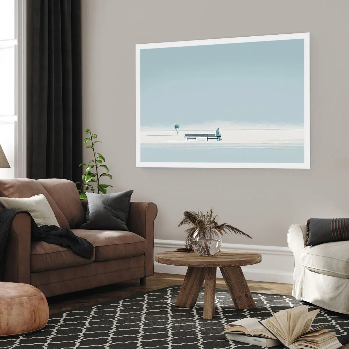 Plakat - Tak, czekam. - 50x40 cm