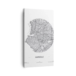 Obraz na płótnie - Anatomia Marsylii - 45x80 cm