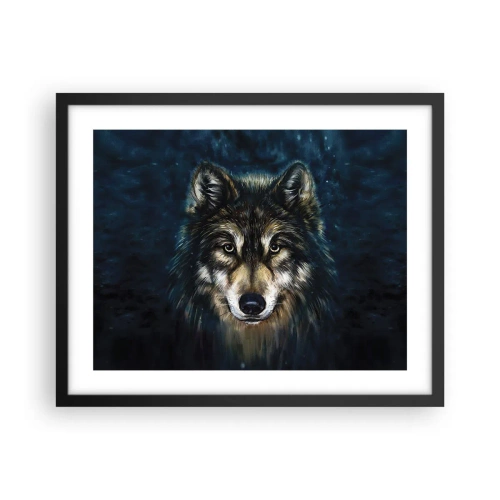 Plakat w czarnej ramie - Alfa? I omega - 50x40 cm