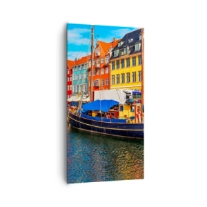 Obraz na płótnie - Radosne nabrzeże - 65x120 cm