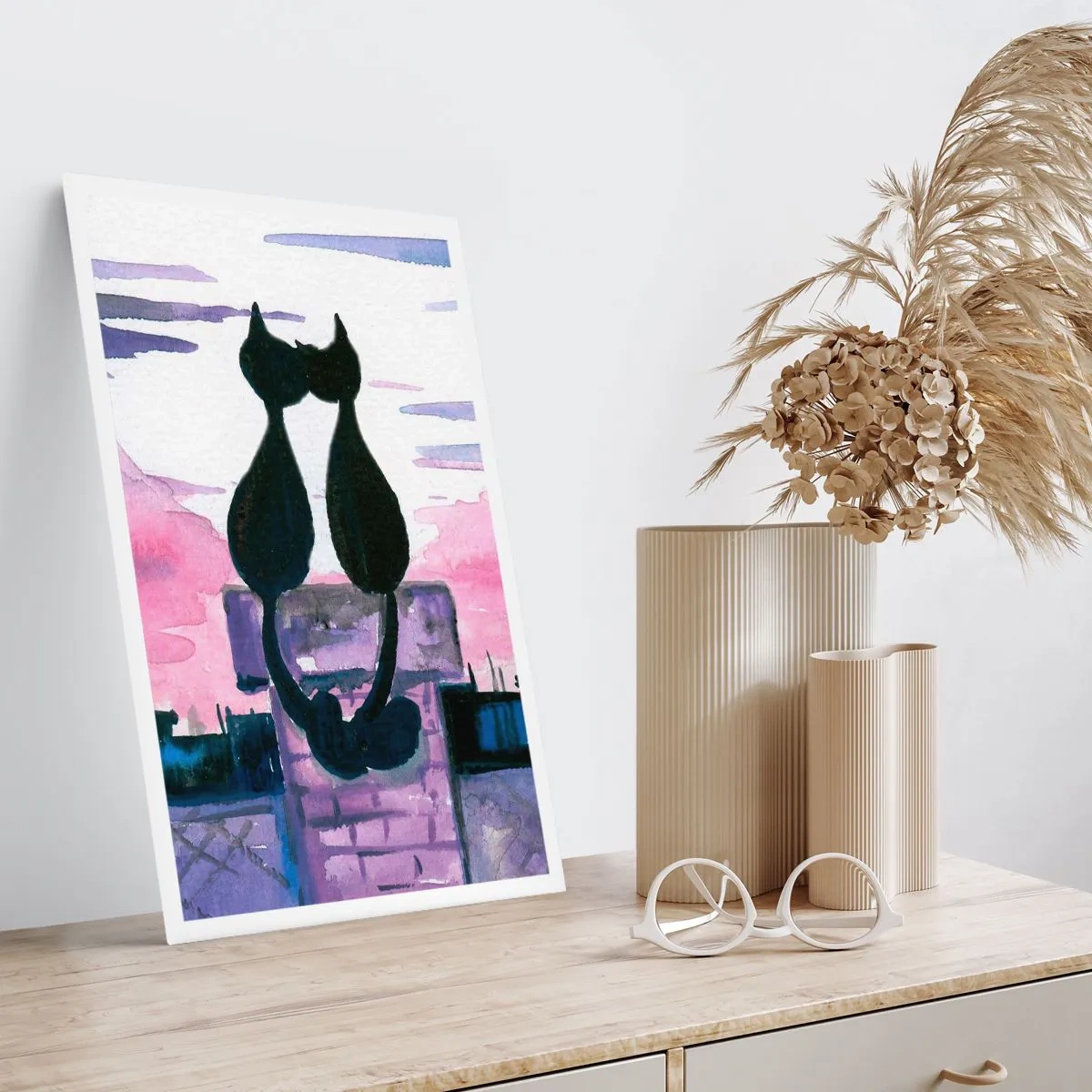 Plakat - Rendez-vous pod księżycem - 40x50 cm