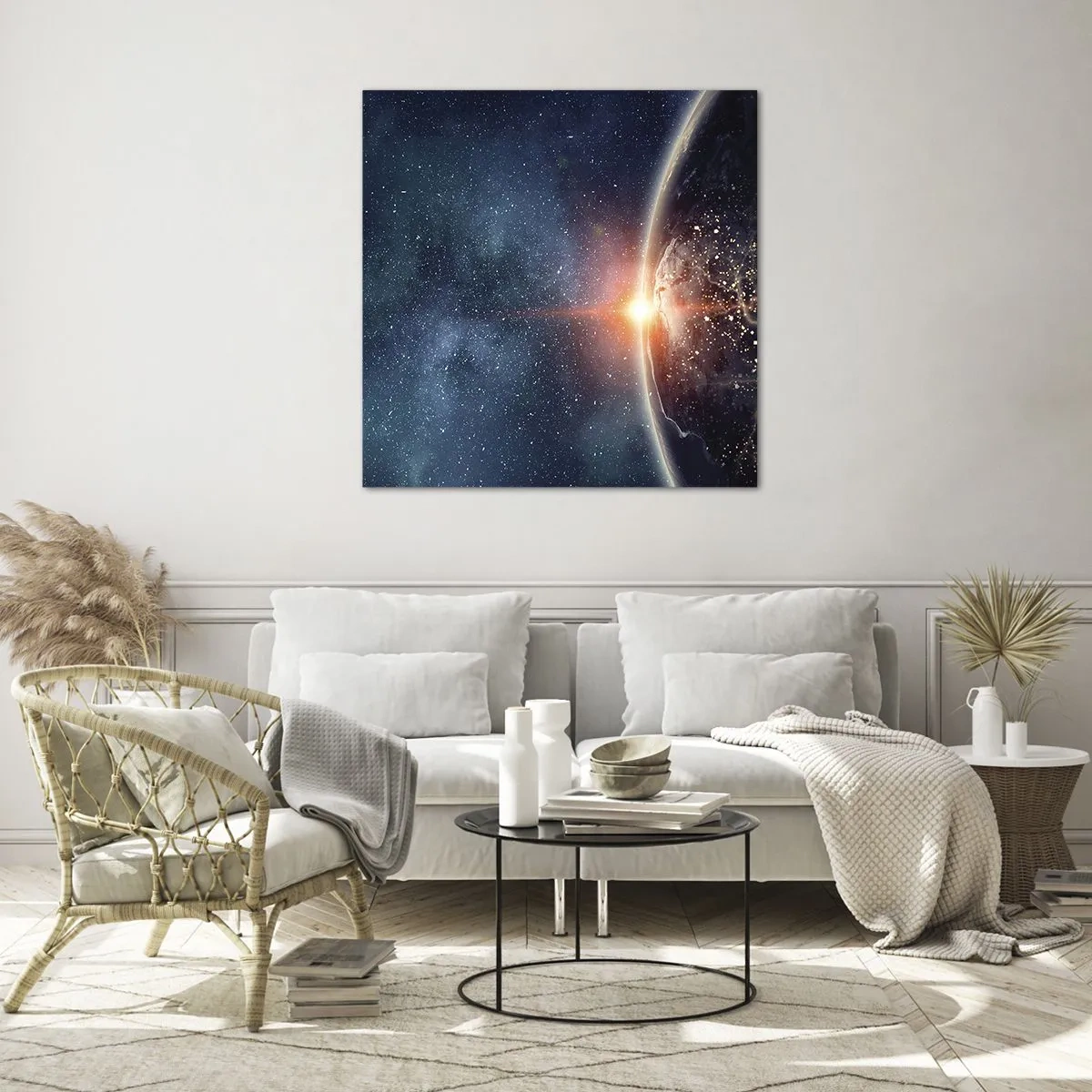 Obraz na szkle - W nowej perspektywie - 40x40 cm