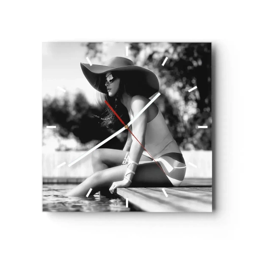 Zegar ścienny - Letnie marzenie - 40x40 cm