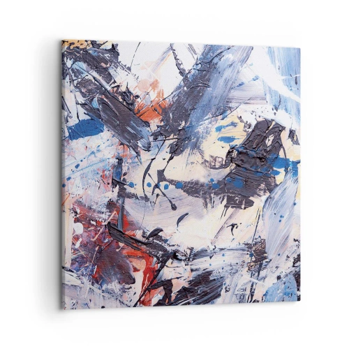 Obraz na płótnie - Szalony taniec abstrakcji - 50x50 cm