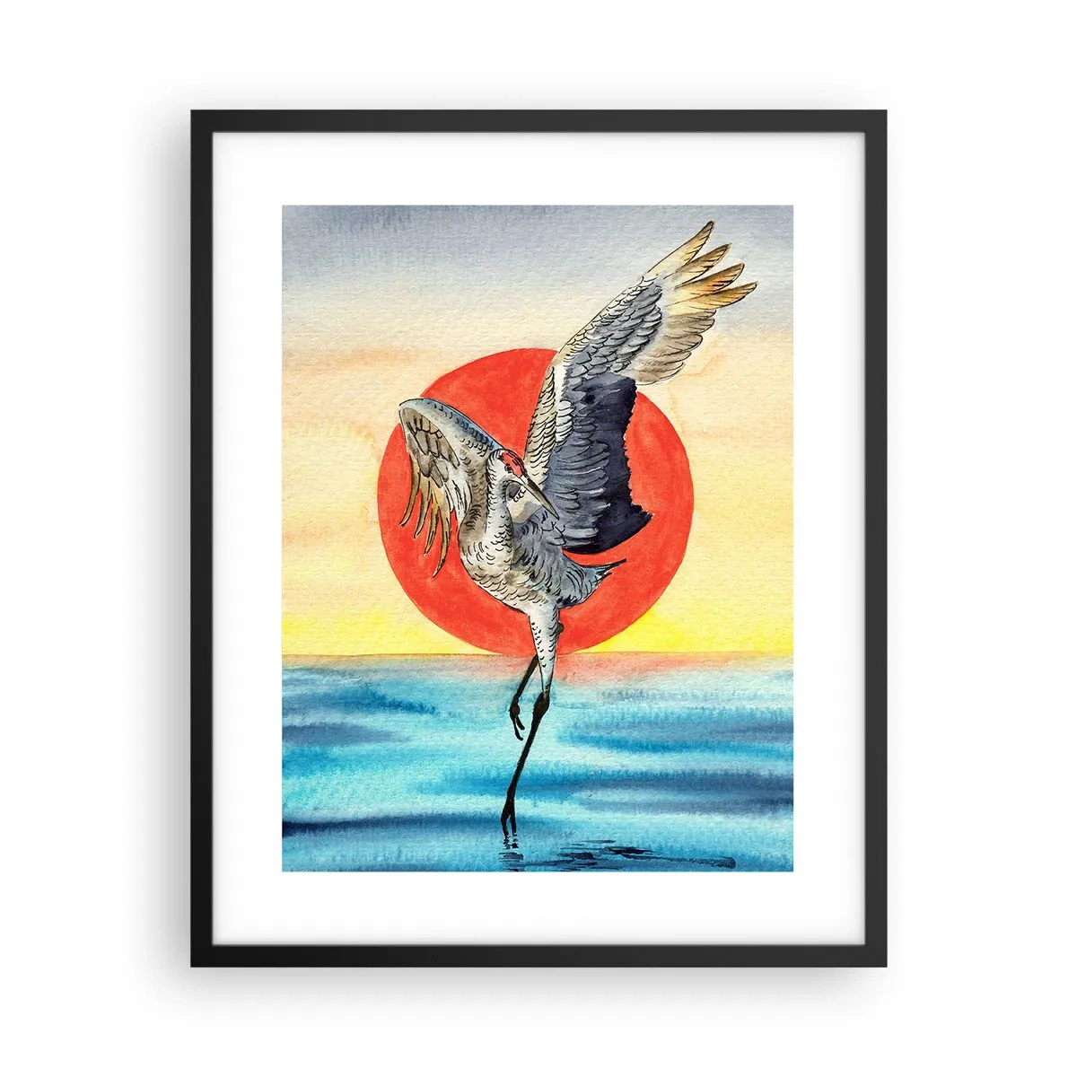 Plakat w czarnej ramie - Czas wracać - 40x50 cm