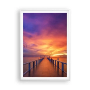 Plakat w białej ramie - Bez końca - 70x100 cm