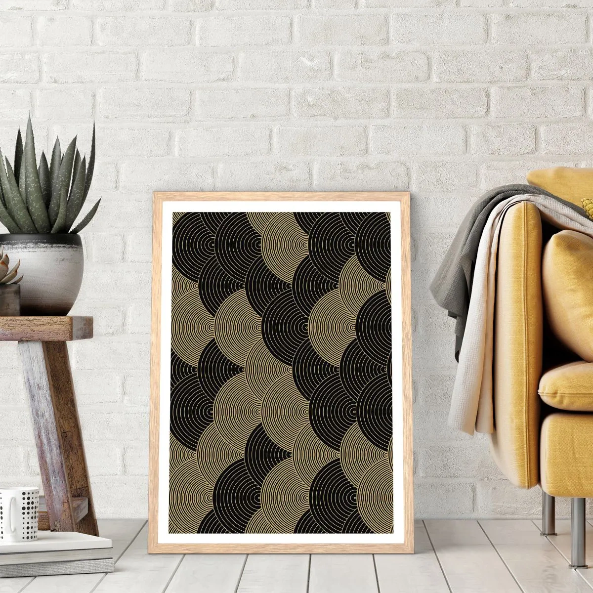 Plakat w ramie jasny dąb - Jedność w wielości - 70x100 cm