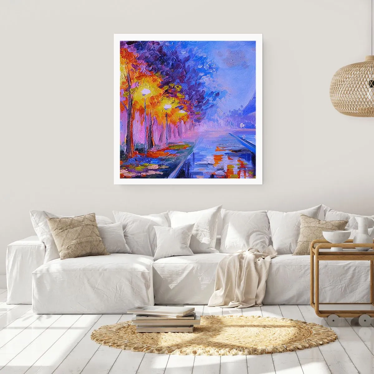 Plakat - Wymarzony spacer - 50x50 cm