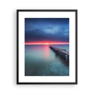 Plakat w czarnej ramie - Między niebem a ziemią - 40x50 cm