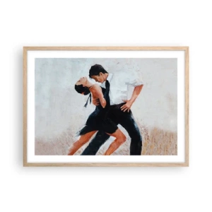 Plakat w ramie jasny dąb - Tango mych marzeń i snów - 70x50 cm