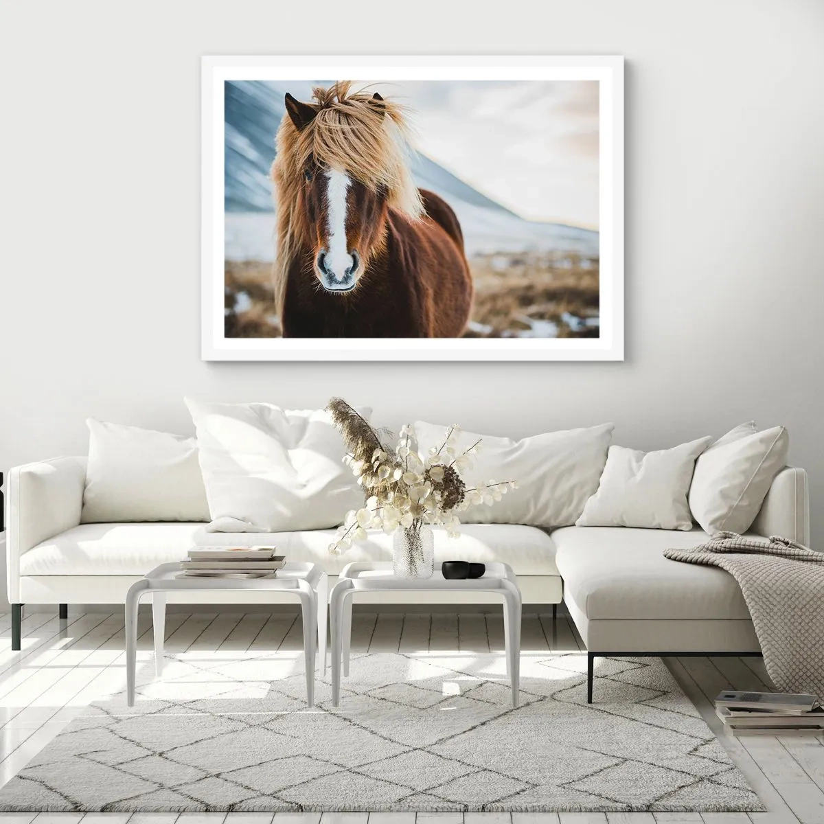 Plakat w białej ramie - Czujesz wolność? - 70x50 cm