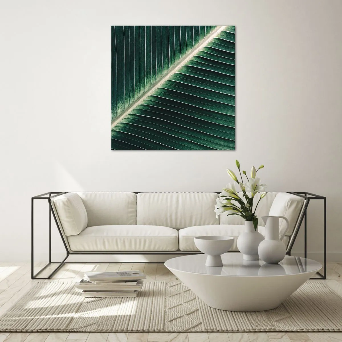 Obraz na szkle - Rytm natury - 40x40 cm