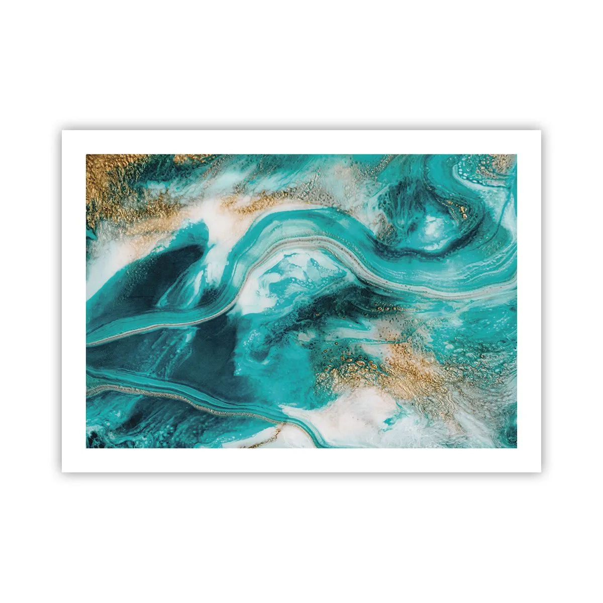 Plakat - Rzeka złota - 70x50 cm