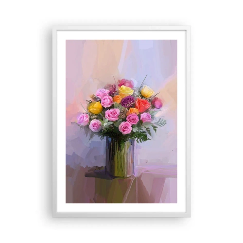 Plakat w białej ramie - Zatrzymane piękno - 50x70 cm