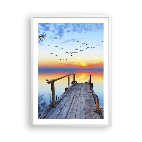 Plakat w białej ramie - Pora wracać… - 50x70 cm