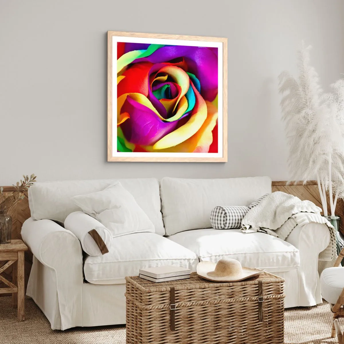 Plakat w ramie jasny dąb - To niemożliwe - 40x40 cm