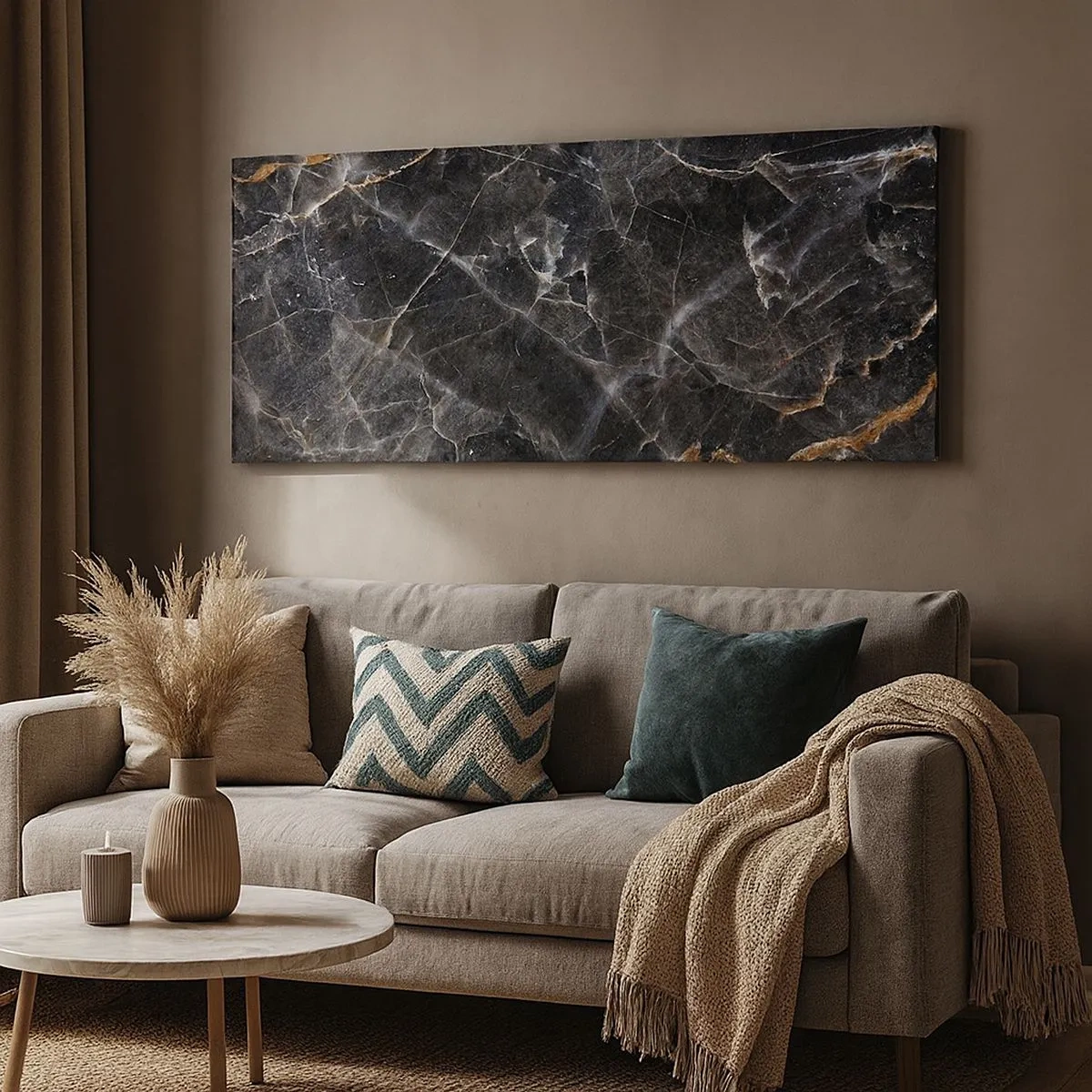 Obraz na płótnie - Wewnętrzne życie kamienia - 100x40 cm