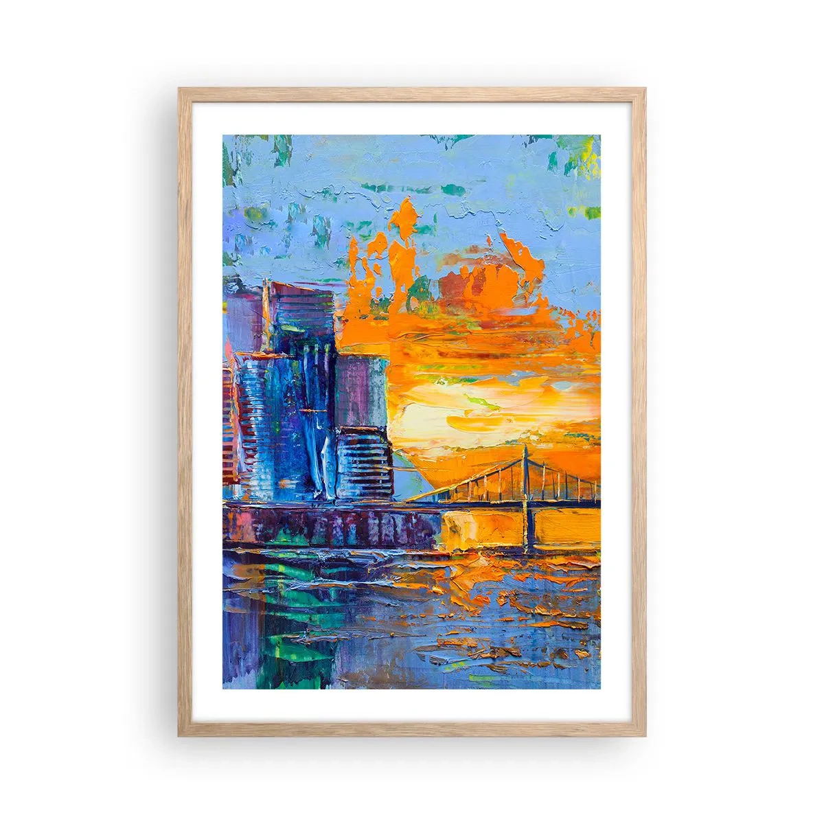 Plakat w ramie jasny dąb - Kultura i natura - 50x70 cm