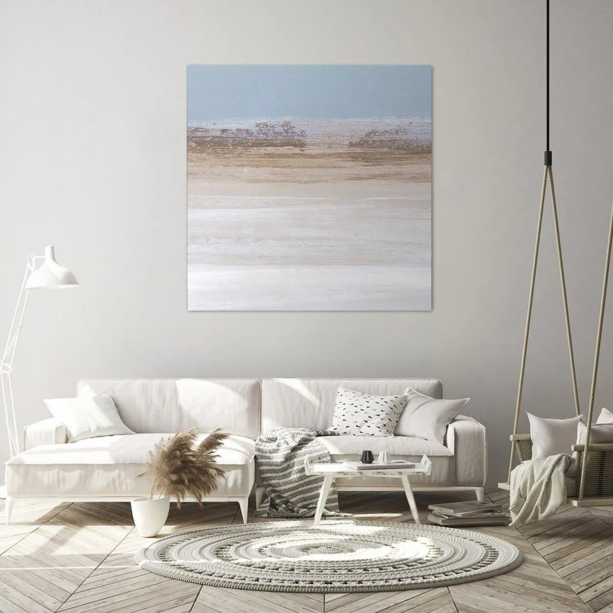 Obraz na płótnie - Niejednoznaczny pejzaż - 70x70 cm