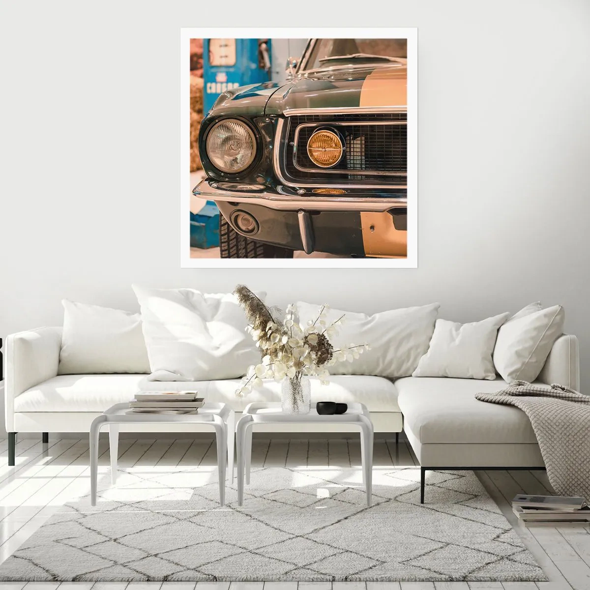 Plakat - Spotkanie z legendą - 40x40 cm