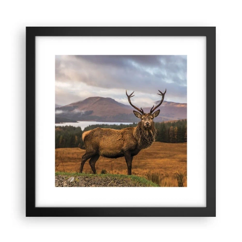 Plakat w czarnej ramie - Majestat natury - 30x30 cm