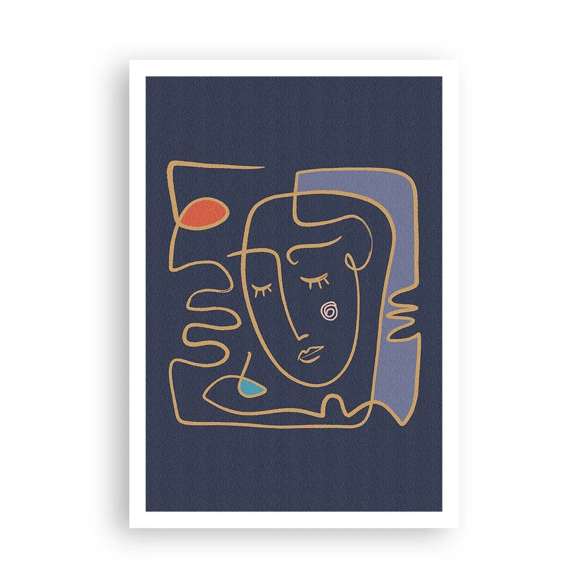 Plakat - W zamyśleniu - 70x100 cm