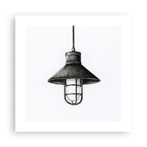 Plakat - Jak przed laty… - 40x40 cm