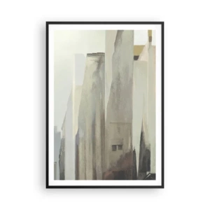 Plakat w czarnej ramie - Sen o mieście - 70x100 cm