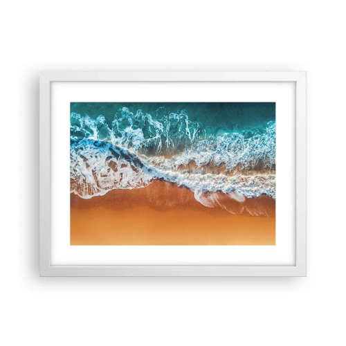 Plakat w białej ramie - Zawsze w parze - 40x30 cm