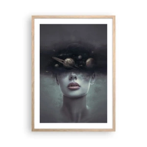 Plakat w ramie jasny dąb - A planety szaleją… - 50x70 cm